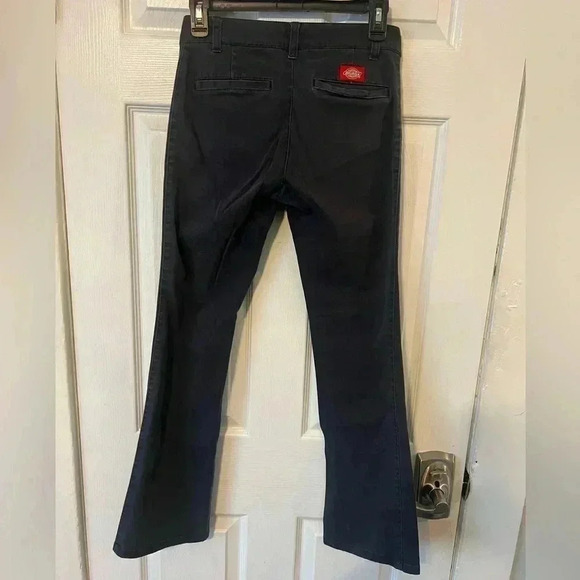 Dickies navy blue boot cut dickies. Size juniors  3 - Picture 3 of 4